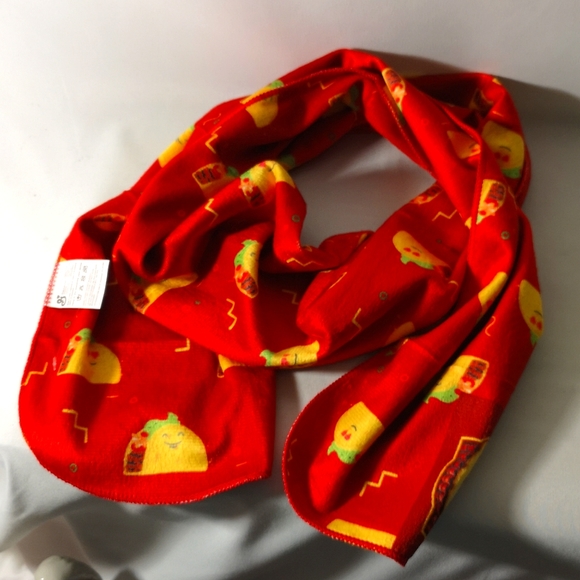Old El Paso Taco Winter Scarf Like-new Condition by General Mills, Super Soft - Picture 1 of 4